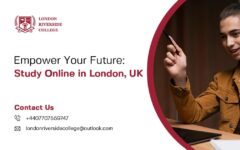 A motivated student at a desk, empowered by flexible online studies in London. Online college in london Riverside college